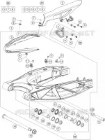 BRAS OSCILLANT  pour KTM ADVENTURE 2016