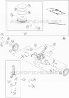 VILEBREQUIN / PISTON pour KTM ADVENTURE 2016