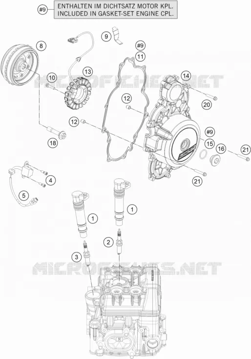 ALLUMAGE KTM MOTO 1190 2016 ADVENTURE  1190 ADVENTURE ABS GREY