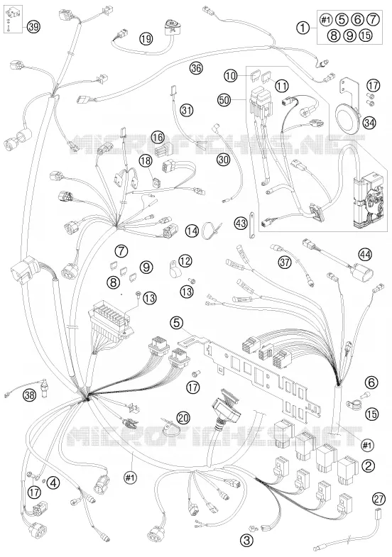 FAISCEAU ELECTRIQUE KTM MOTO 990 2010 ADVENTURE  990 ADVENTURE LIMITED EDITION