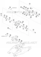 BIELLETTE D'AMORTISSEUR PRO LEVER pour KTM RC8 2010