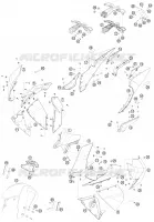 PLASTIQUES pour KTM RC8 2010