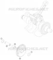 ARBRE D'EQUILIBRAGE pour KTM RC8 2010