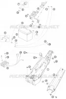 BATTERIE pour KTM RC8 2010