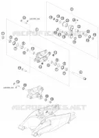 BIELLETTE D'AMORTISSEUR PRO LEVER pour KTM RC8 2010