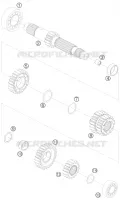 BOITE DE VITESSES   ARBRE PRIMAIRE pour KTM RC8 2010