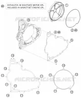 CARTER EMBRAYAGE pour KTM RC8 2010