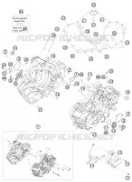 CARTER MOTEUR pour KTM RC8 2010