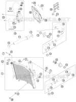 CIRCUIT DE REFROIDISSEMENT pour KTM RC8 2010