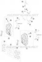 ETRIER DE FREIN AVANT pour KTM RC8 2010