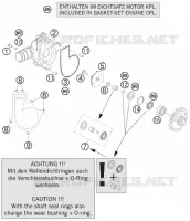 POMPE A EAU pour KTM RC8 2010