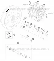 ROUE AVANT pour KTM RC8 2010