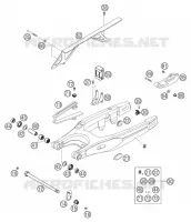 BRAS OSCILLANT  pour KTM SUPERMOTO 2004