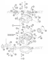 CULASSE pour KTM SUPERMOTO 2004