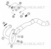 ECHAPPEMENT pour KTM SUPERMOTO 2004
