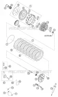 EMBRAYAGE pour KTM SUPERMOTO 2004