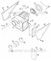 FILTRE A AIR pour KTM SUPERMOTO 2004