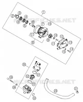 POMPE A EAU pour KTM SUPERMOTO 2004