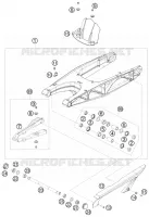 BRAS OSCILLANT  pour KTM SUPERMOTO 2007