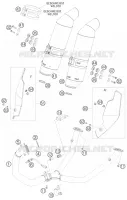 ECHAPPEMENT pour KTM SUPERMOTO 2007