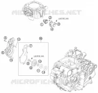 POMPE A EAU pour KTM SUPERMOTO 2007