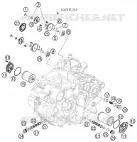 POMPE A HUILE pour KTM SUPERMOTO 2007