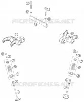 SOUPAPES pour KTM SUPERMOTO 2007
