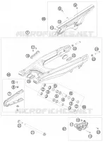 BRAS OSCILLANT  pour KTM SMC 2010