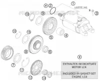 DEMARREUR ELECTRIQUE pour KTM SMC 2010