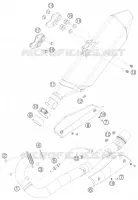 ECHAPPEMENT pour KTM SMC 2010