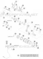 MECANISME DE SELECTION DE VITESSES pour KTM SMC 2010