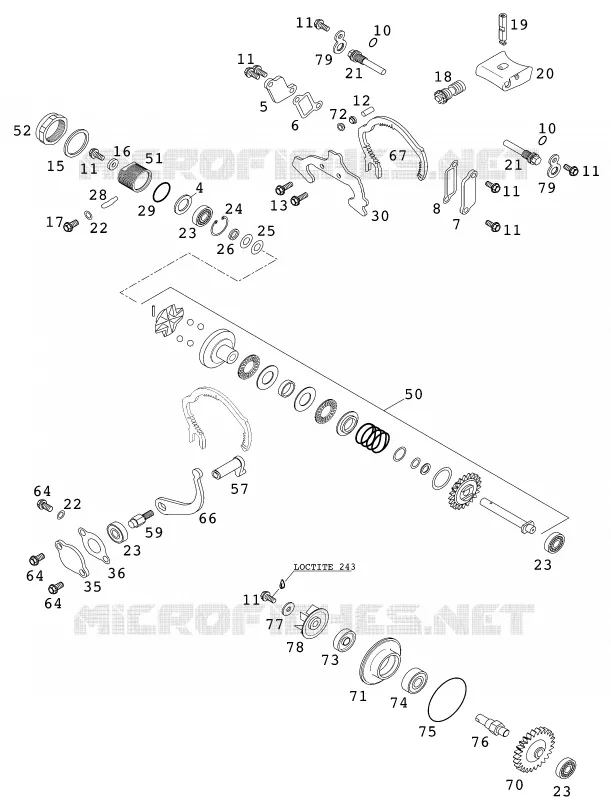VALVE D'ECHAPPEMENT KTM MOTO 125 2001 SUPERMOTO  125 SUPERMOTO 100