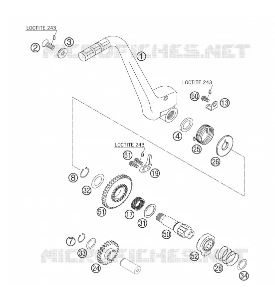 KICK KTM MOTO 300 2007 XC-W  300 XC-W