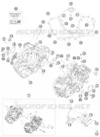 CARTER MOTEUR pour KTM RC8 2008
