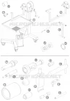 OUTILLAGE SPECIFIQUE (MOTEUR) pour KTM RC8 2008
