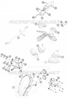 PHARE / FEU ARRIERE pour KTM RC8 2008