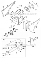 FILTRE A AIR  640 ktm-moto 2001 ENDURO 10