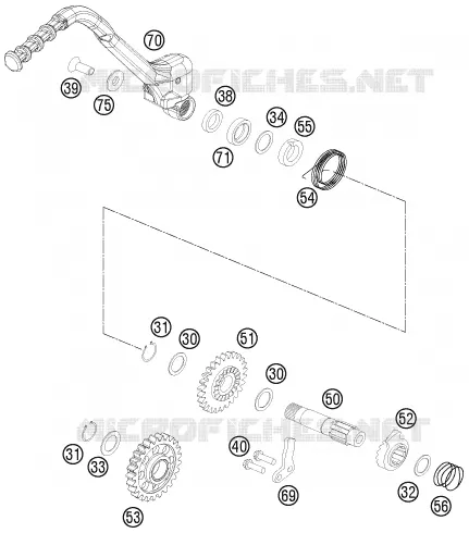 KICK KTM MOTO 350 2015 EXC-F  350 EXC-F