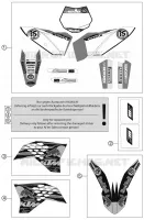 AUTOCOLLANTS pour KTM SX-F 2010
