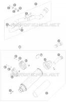 ECHAPPEMENT pour KTM SX-F 2010