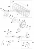 EMBRAYAGE pour KTM SX-F 2010