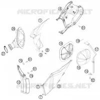 FILTRE A AIR pour KTM SX-F 2010