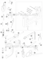 OUTILLAGE SPECIFIQUE (MOTEUR) pour KTM SX-F 2010