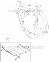 PROTECTION MOTEUR pour KTM SX-F 2010