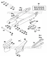 BRAS OSCILLANT  pour KTM SX 1998