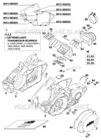 CARTER MOTEUR pour KTM SX 1998
