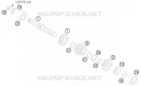 BOITE DE VITESSES   ARBRE PRIMAIRE pour KTM XC 2009