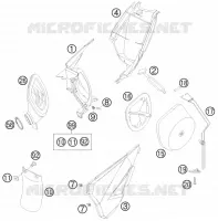 FILTRE A AIR pour KTM XC 2009