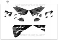 AUTOCOLLANTS pour KTM SX 2008