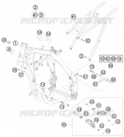 CADRE pour KTM SX 2008